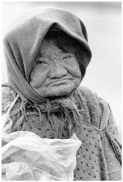 vielle femme, Hoa lu, sud d' Hano